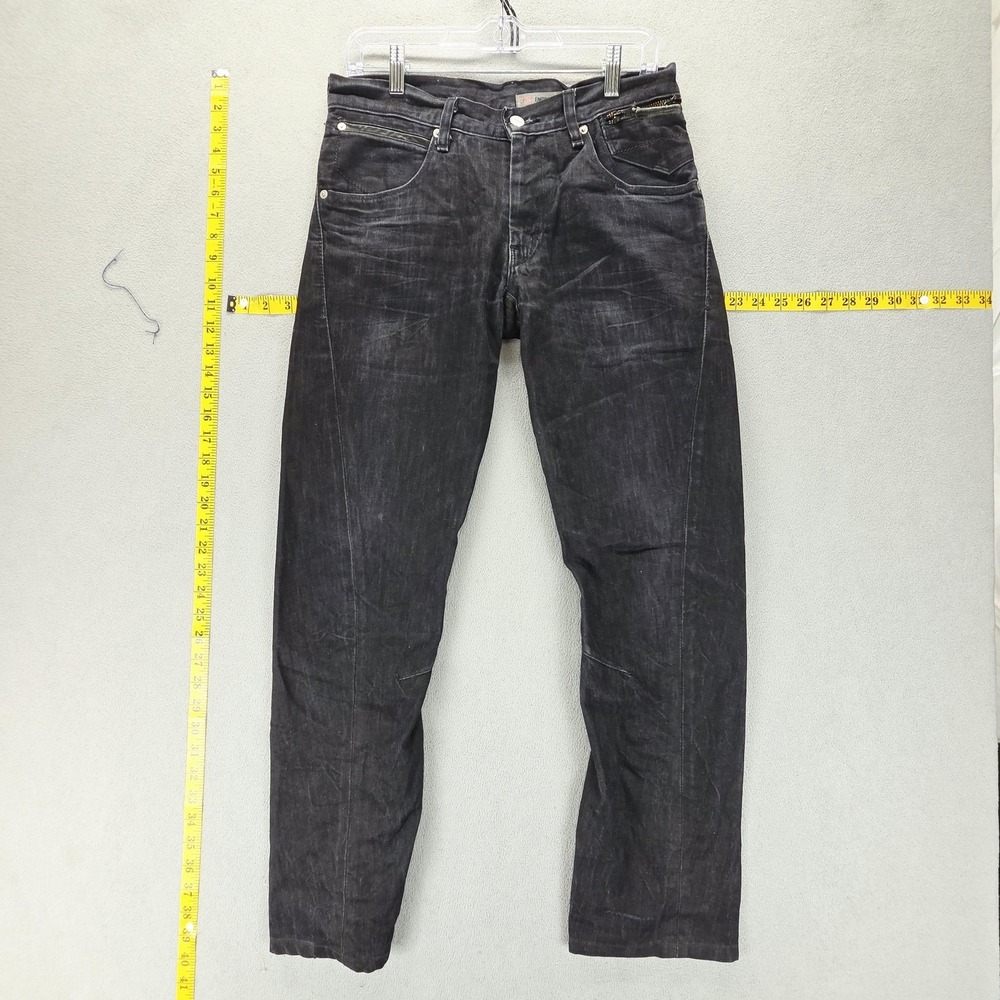 Vintage Levis Engineered Jeans Womens Black Twisted Zip Fly Fits 30x28